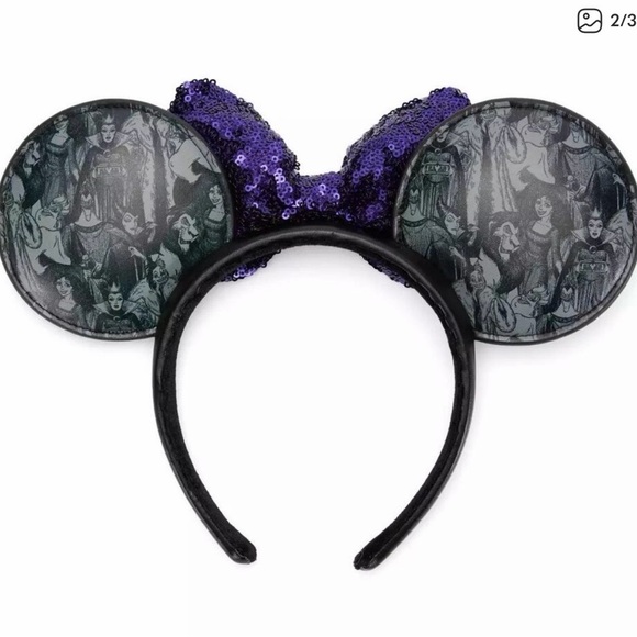 Sequined Villain Ears - Picture 2 of 4